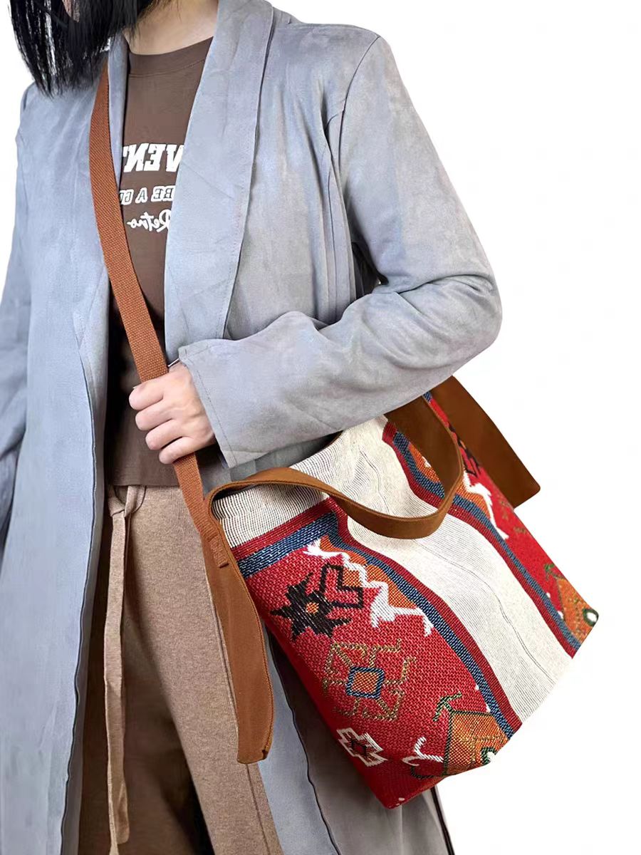 Luxury Bags On Sales - Luxe damestassen Originele dubbelzijdig geborduurde canvas