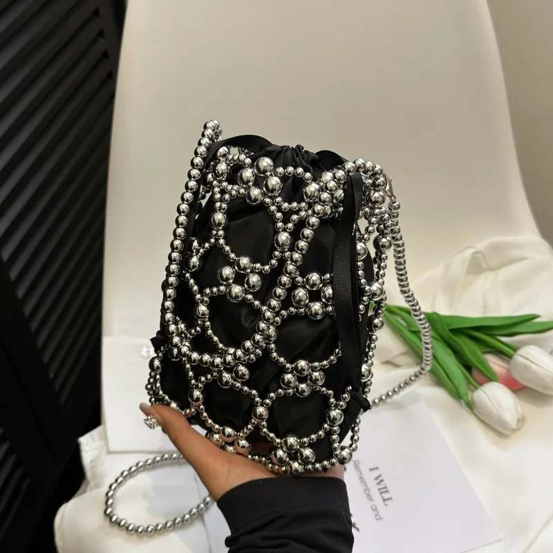 Kralen witte emmer schouder- e - Luxury Bags On Sales recensie en prijs