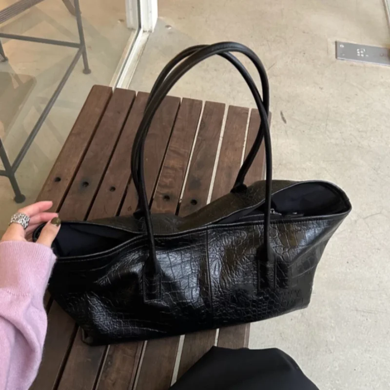 Retro handtas met krokodillenp - Luxury Bags Tote recensie en prijs